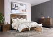 The linear pattern carved into the front adds depth and dimension to the nightstand - Lifestyle Furniture
