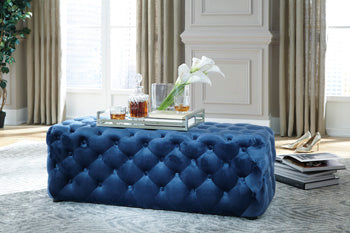 Lister Accent Ottoman - Lifestyle Furniture