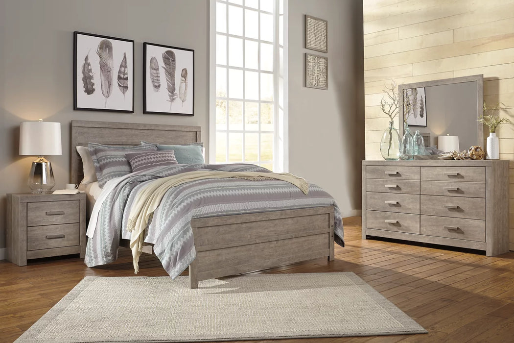 Thunder Panel Bed with Dresser & Mirror - Lifestyle Furniture