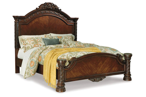 North Shore Panel Bed with Dresser & Mirror - Lifestyle Furniture