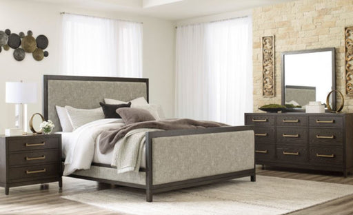 Burkhaus Bed with Dresser & Mirror - Lifestyle Furniture