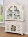  two toned Counter Height Dining Collection with hutch and buffet- Lifestyle Furniture