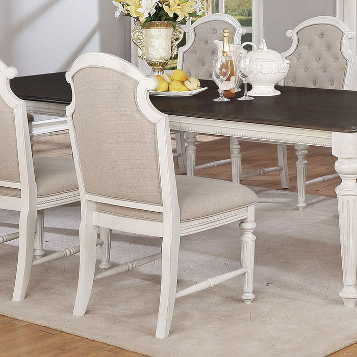 two toned diamond tufted stool Counter Height Dining Collection - Lifestyle Furniture