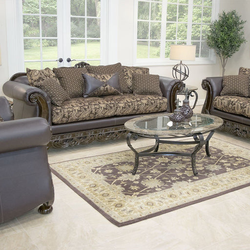 Sure to provide comfort and unbeatable design, this microfiber fabric sofa set is the perfect addition for any room in your home.