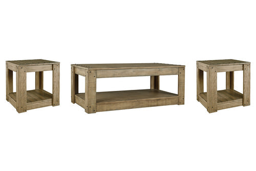 Its rustic style, grayish brown finish, and distressed brown finish with natural weathered wood undertones make this set a true must have - Lifestyle Furniture