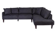 Complete your living room with the Asher contemporary sectional. 
