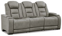Denver Reclining (Grey) Power Reclining Sofa - Lifestyle Furniture