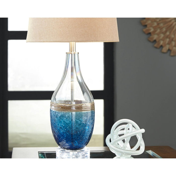 Glass Table Lamp - Lifestyle Furniture