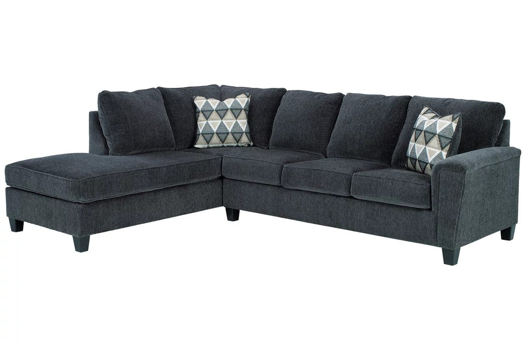 The sectional features clean lines and is flexible enough to fit in any space. Its durable fabric upholstery comes in several color tones that can be coordinated with any decor. 