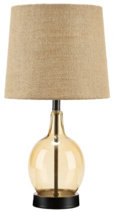 Arlomore Table Lamp Amber - Lifestyle Furniture