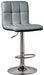 grey square tufted upholstery Tall Swivel Barstool - Lifestyle Furniture