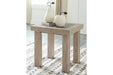 Elegant, rhapsodic vibe in this occasional table set with its simple lines, distressed woodgrain, and rich rustic pine finish - Lifestyle Furniture