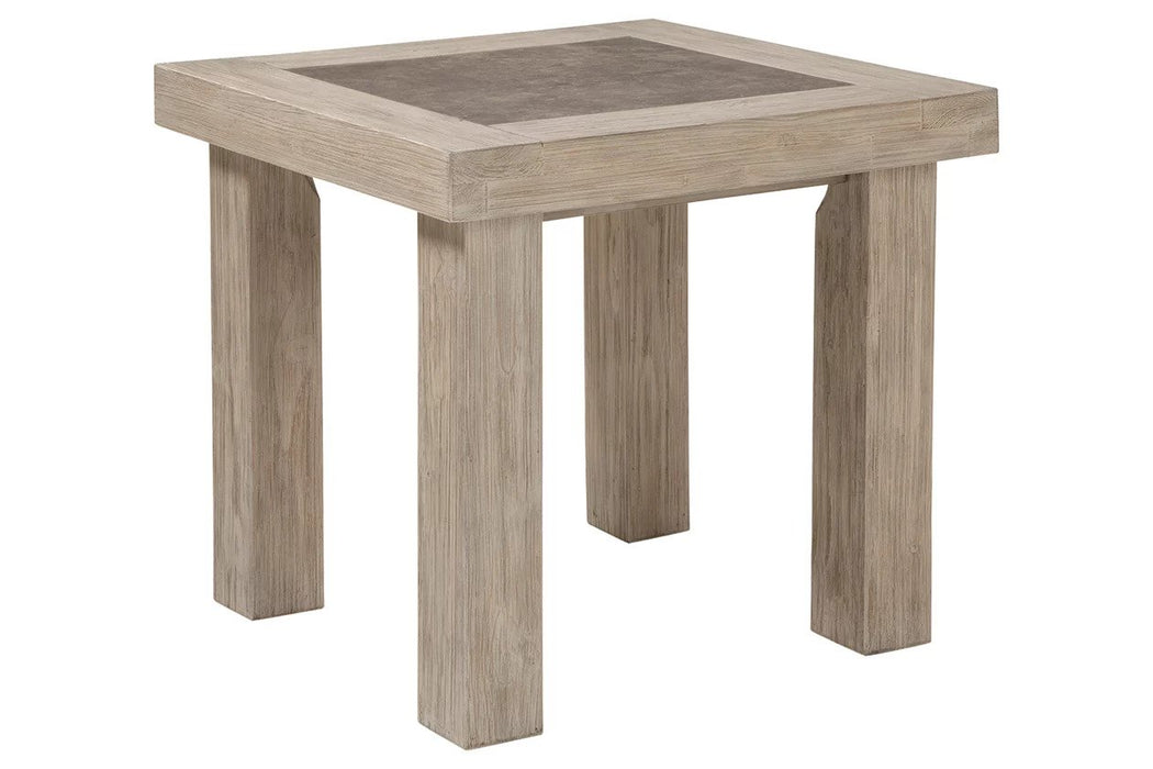 The combination of pine and veneer wood gives this set an elegant, rustic style that's versatile enough to complement any decor - Lifestyle Furniture