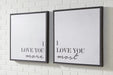 Home Decor Wall Art And Inspirational Quote Canvas Print Black and White - Lifestyle Furniture