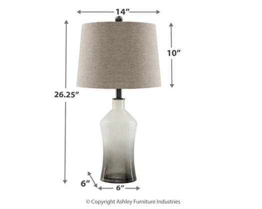 Nollie Table Lamp (Set of 2) - Lifestyle Furniture