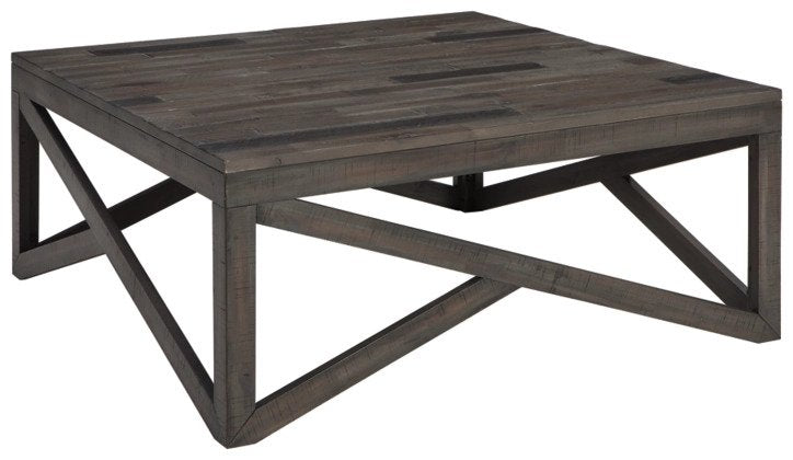 Haroflyn Coffee Table features a rustic look for your living room. It's built with solid wood, which guarantees strength and durability. 