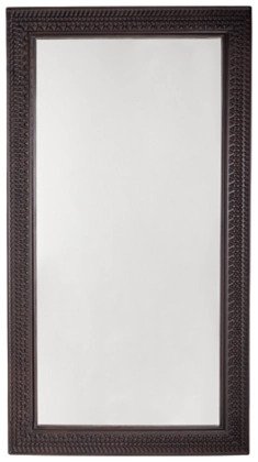 Decorate your home with this beautiful mirror. Its vintage style adds personality to a room, and it can be mounted vertically or horizontally to suit your needs.