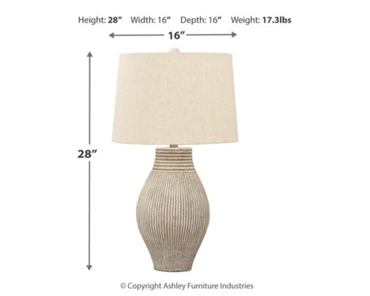 Layal Table Lamp - Lifestyle Furniture