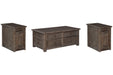  Featuring a rich brown finish, wood construction and a lift top coffee table, this functional set is sure to become the centerpiece of your home - Lifestyle Furniture