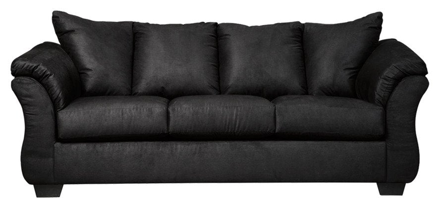 Spencer Black is a stylish sofa that can fit your living room's décor. 