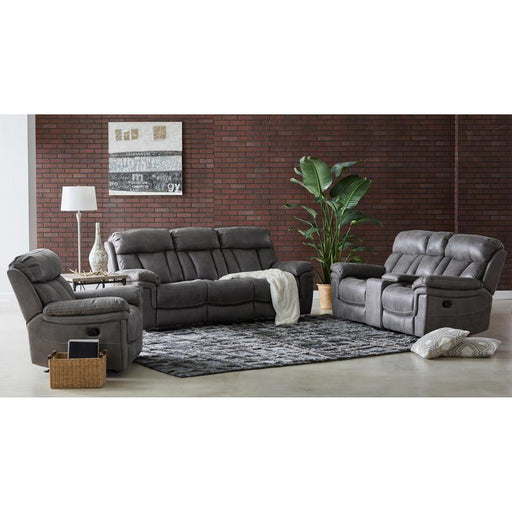 With this black reclining collection in your living room, you can sit comfortably or provide an interesting focal point with its alternative reclining position- Lifestyle Furniture
