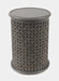 Rustic Grey Drum End Table - Lifestyle Furniture