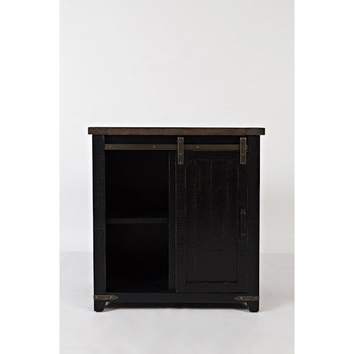 Madison Accent Cabinet - White & Black - Lifestyle Furniture