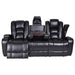 It features a reclining mechanism that will provide maximum comfort, as well as durable polyester upholstery fabric that will stand the test of time. For your convenience, it also includes two pillows for extra support when lying back.