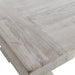 White Finish Farmhouse Style Dining Table - Lifestyle Furniture