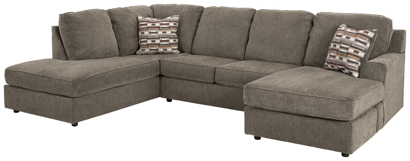 Phedra 2-Piece Sectional with Chaise - Lifestyle Furniture
