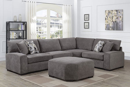 Lighten up your living room by adding this Clayton sectional.